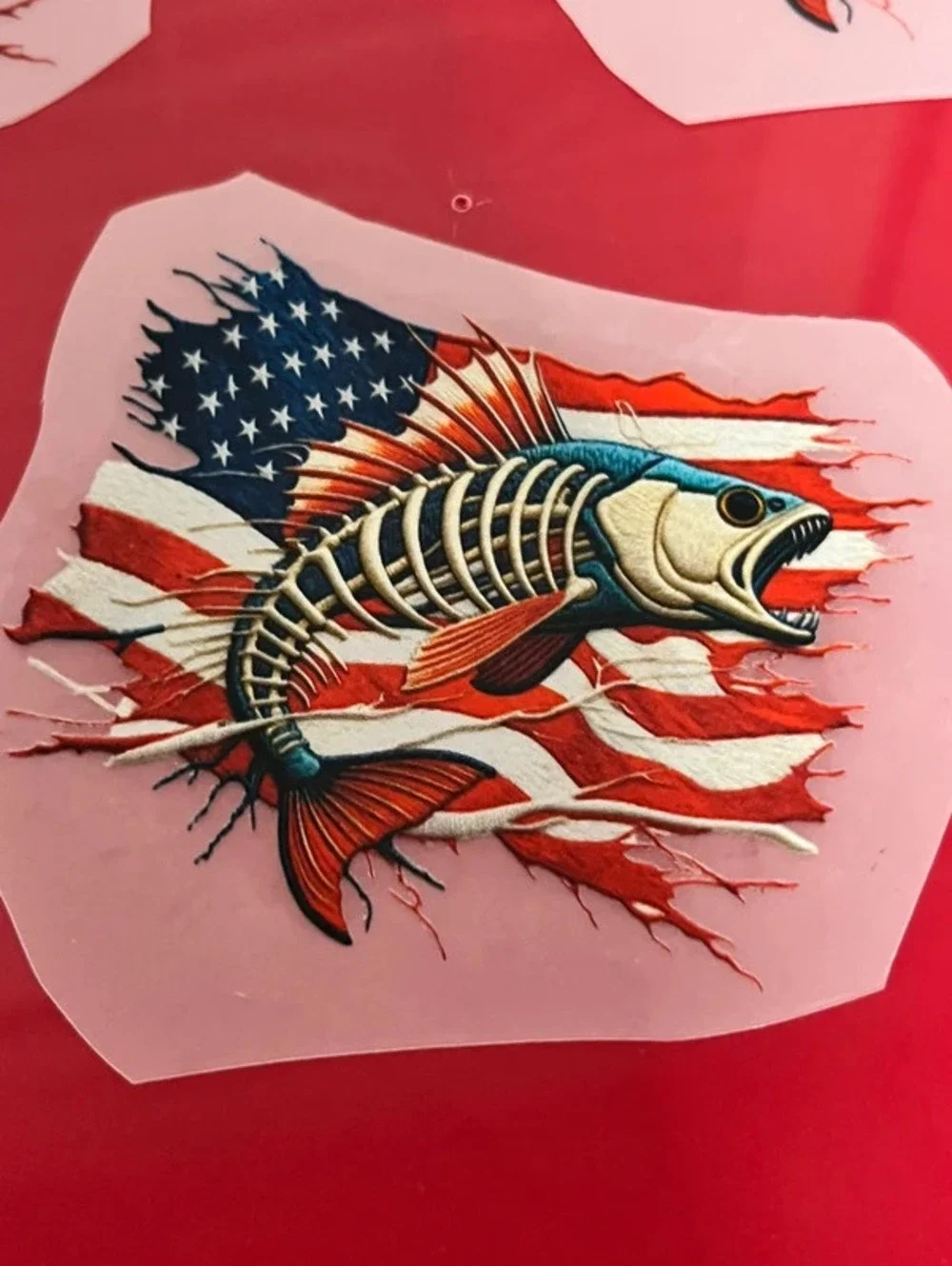 Car decal for the fierce fishing enthusiast